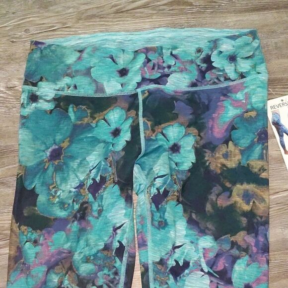 Active Life Reversible workout leggings Sz L - Picture 4 of 10